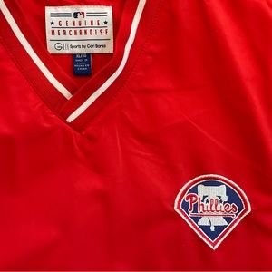 Philadelphia Phillies Windbreaker - G-III Sports by Carl Banks - Red
